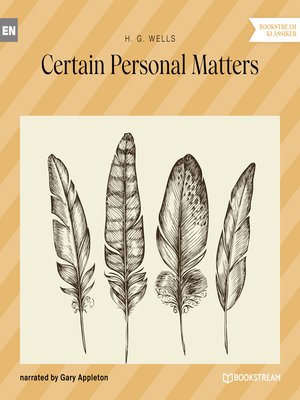 cover image of Certain Personal Matters